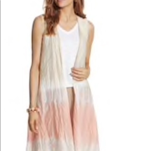 NWT Chico’s Dramatic tie dye vest - Picture 7 of 8